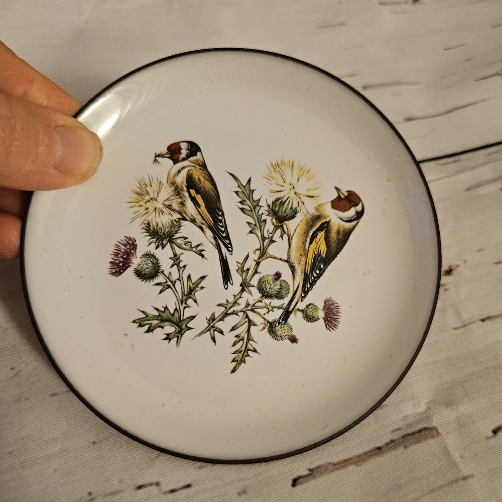 Vintage Hornsea Small Birds Plate